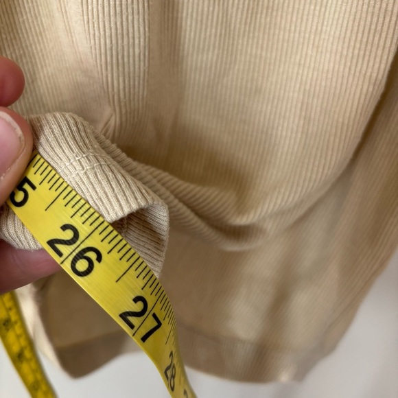 Set Active Tan Ribbed Tank Top Size S - Picture 5 of 5